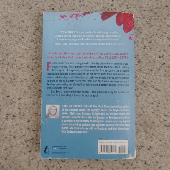 Collen Hoover November 9 book - Picture 4 of 4